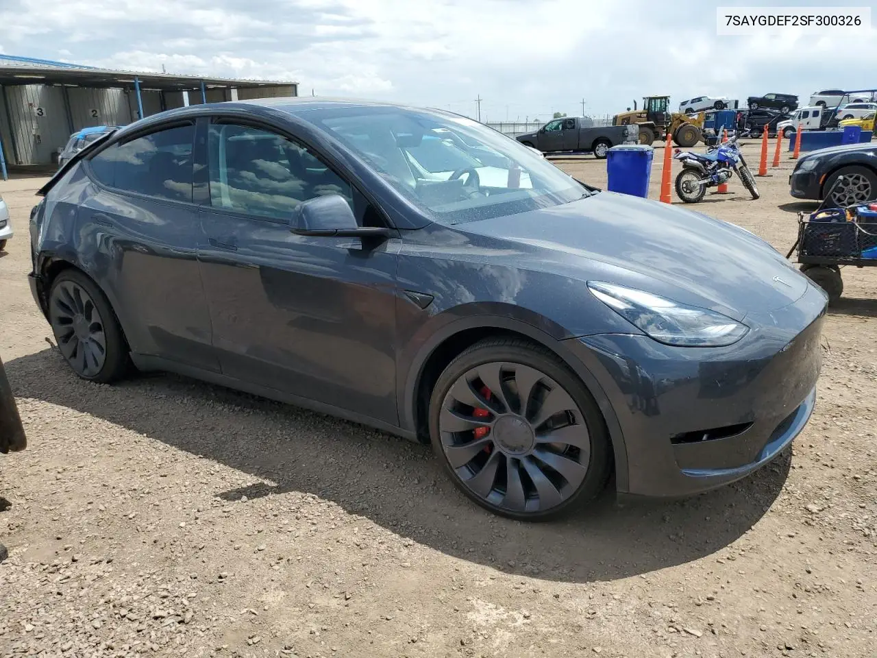 2025 Tesla Model Y VIN: 7SAYGDEF2SF300326 Lot: 63039455