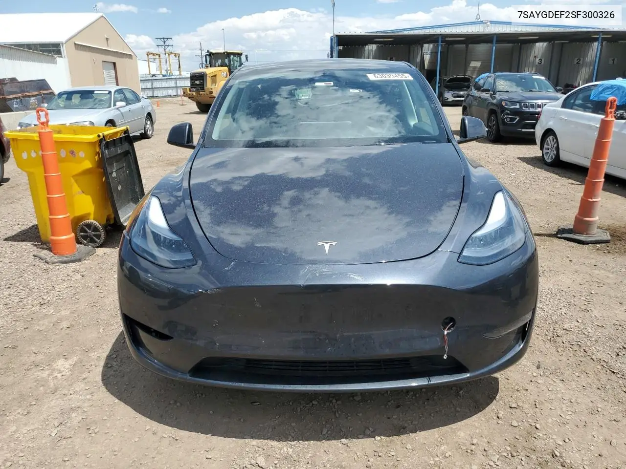 2025 Tesla Model Y VIN: 7SAYGDEF2SF300326 Lot: 63039455