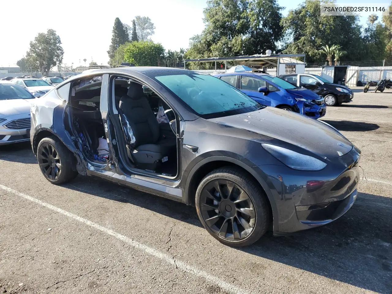 2025 Tesla Model Y VIN: 7SAYGDED2SF311146 Lot: 63065755