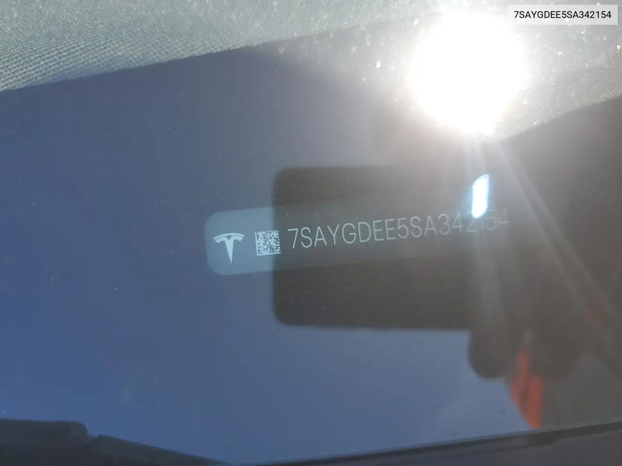 2025 Tesla Model Y VIN: 7SAYGDEE5SA342154 Lot: 63448525