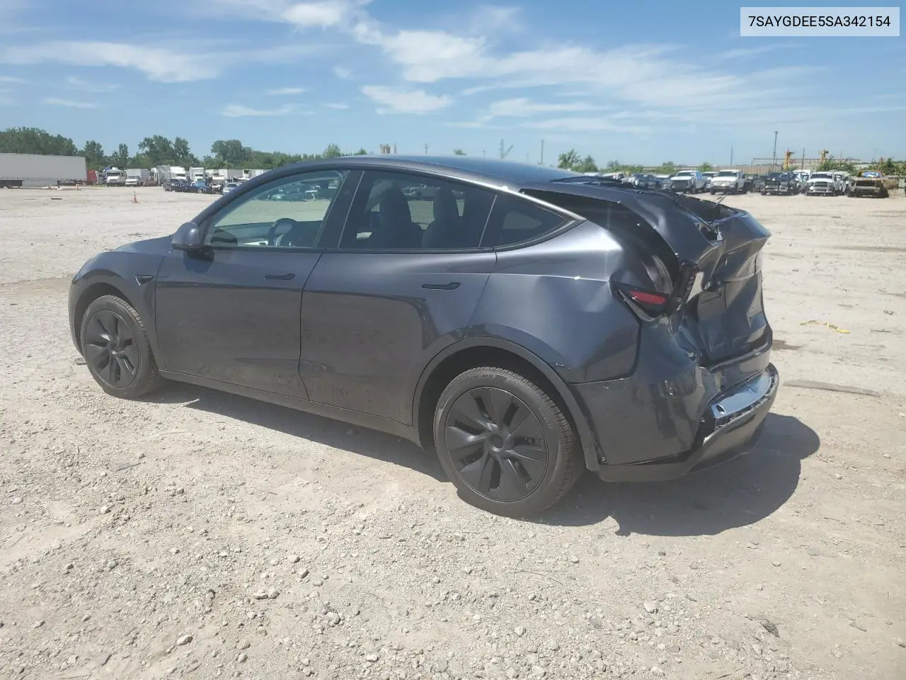2025 Tesla Model Y VIN: 7SAYGDEE5SA342154 Lot: 63448525