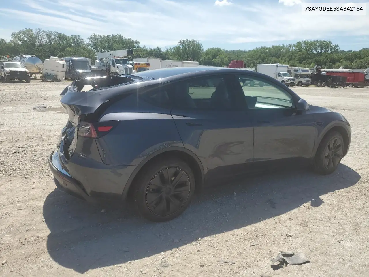 2025 Tesla Model Y VIN: 7SAYGDEE5SA342154 Lot: 63448525