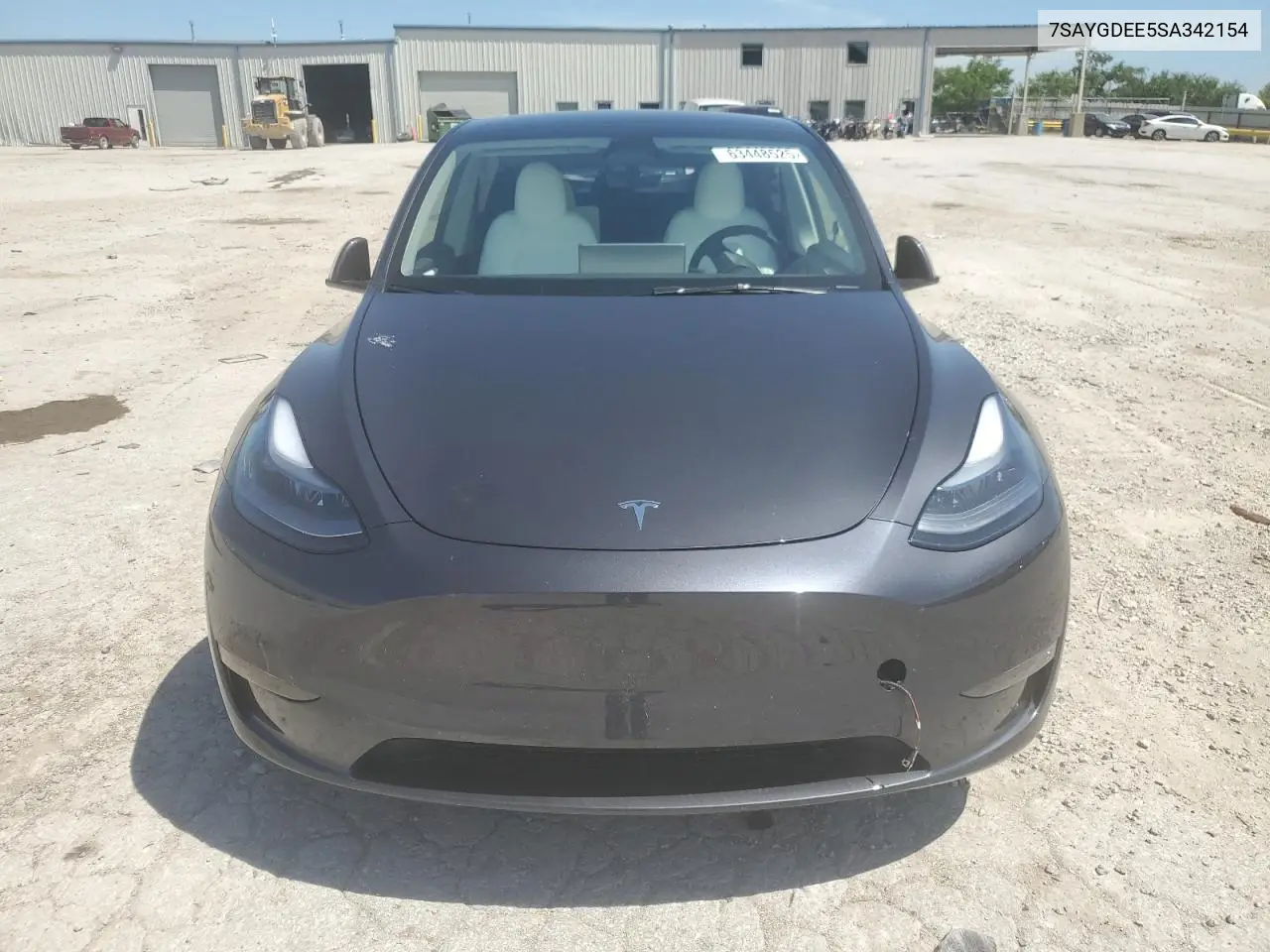 2025 Tesla Model Y VIN: 7SAYGDEE5SA342154 Lot: 63448525