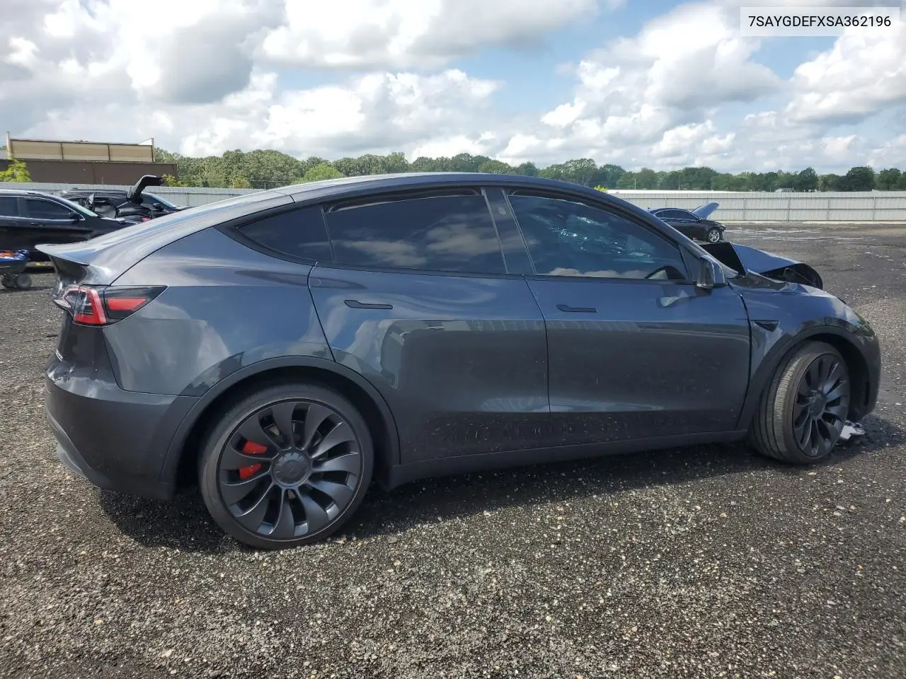 2025 Tesla Model Y VIN: 7SAYGDEFXSA362196 Lot: 63600795