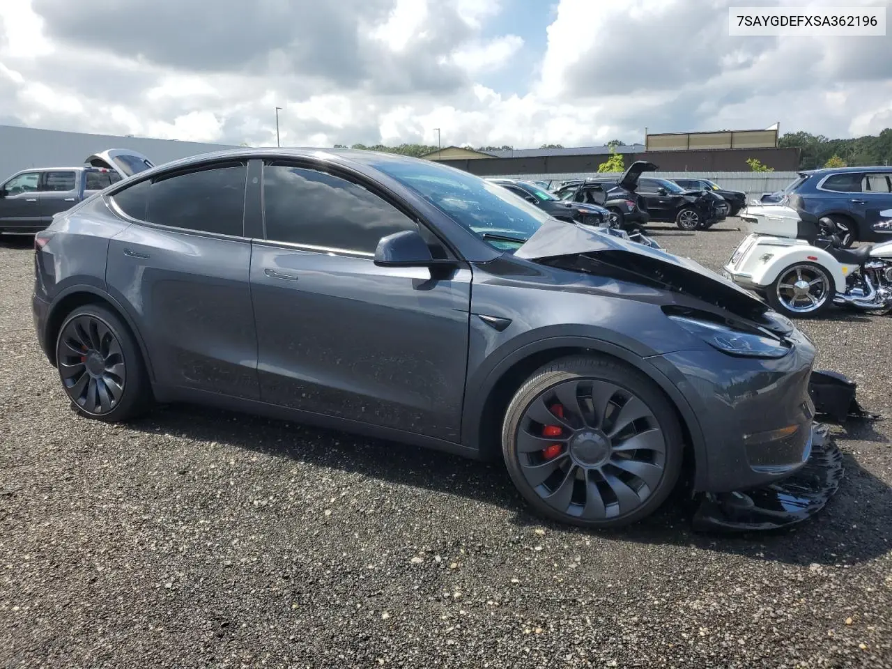 2025 Tesla Model Y VIN: 7SAYGDEFXSA362196 Lot: 63600795