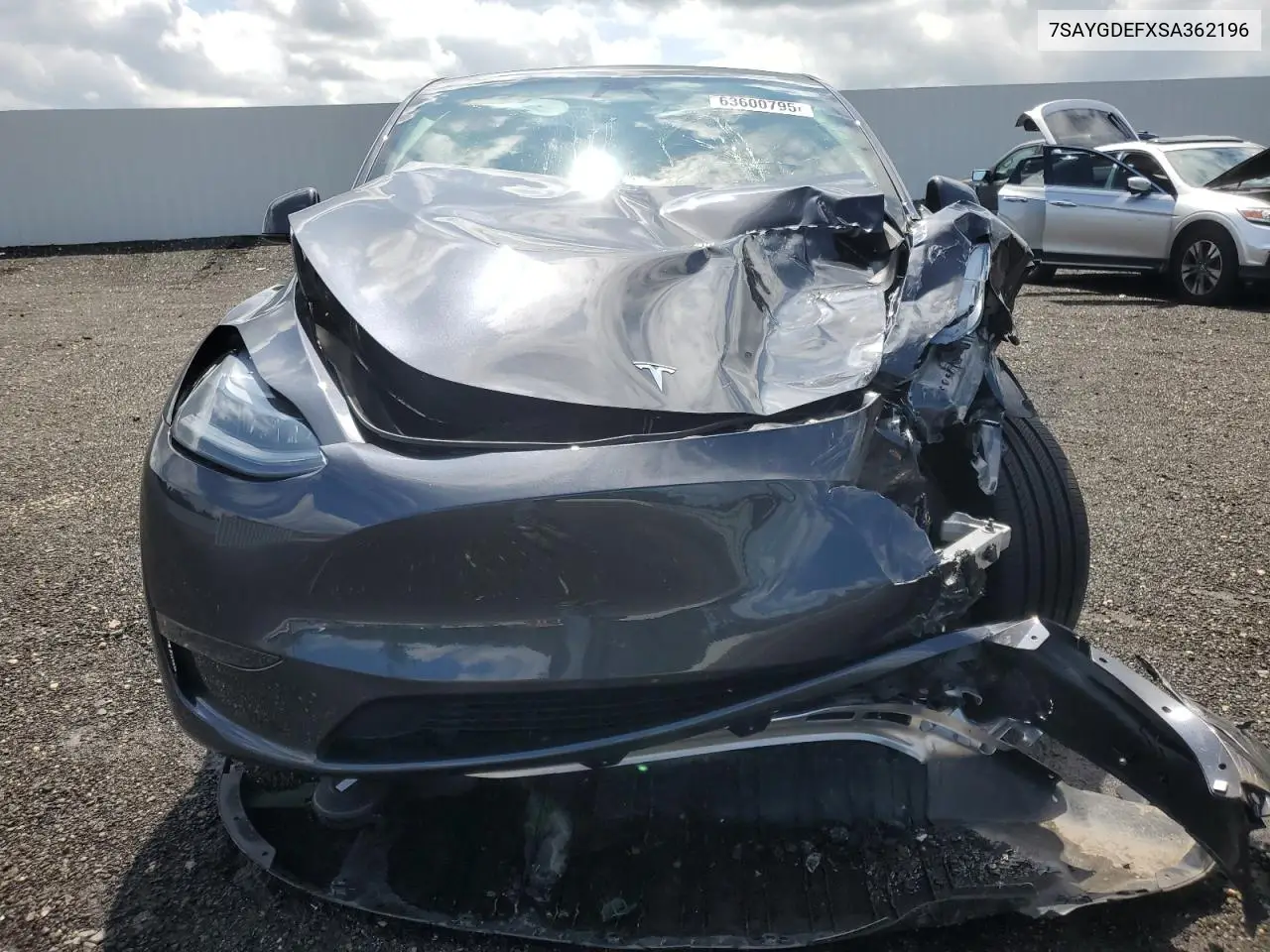 2025 Tesla Model Y VIN: 7SAYGDEFXSA362196 Lot: 63600795