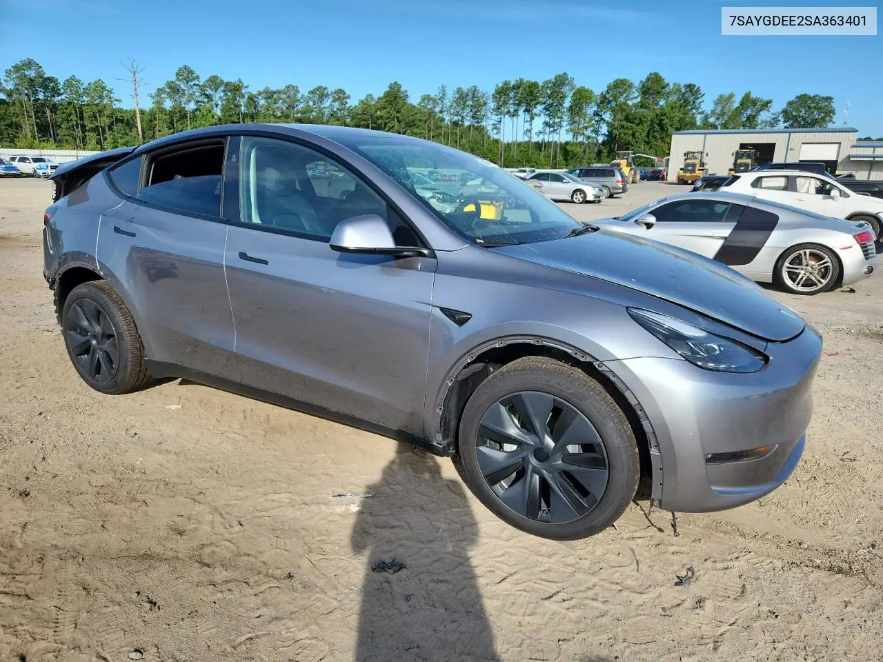 2025 Tesla Model Y VIN: 7SAYGDEE2SA363401 Lot: 63680855