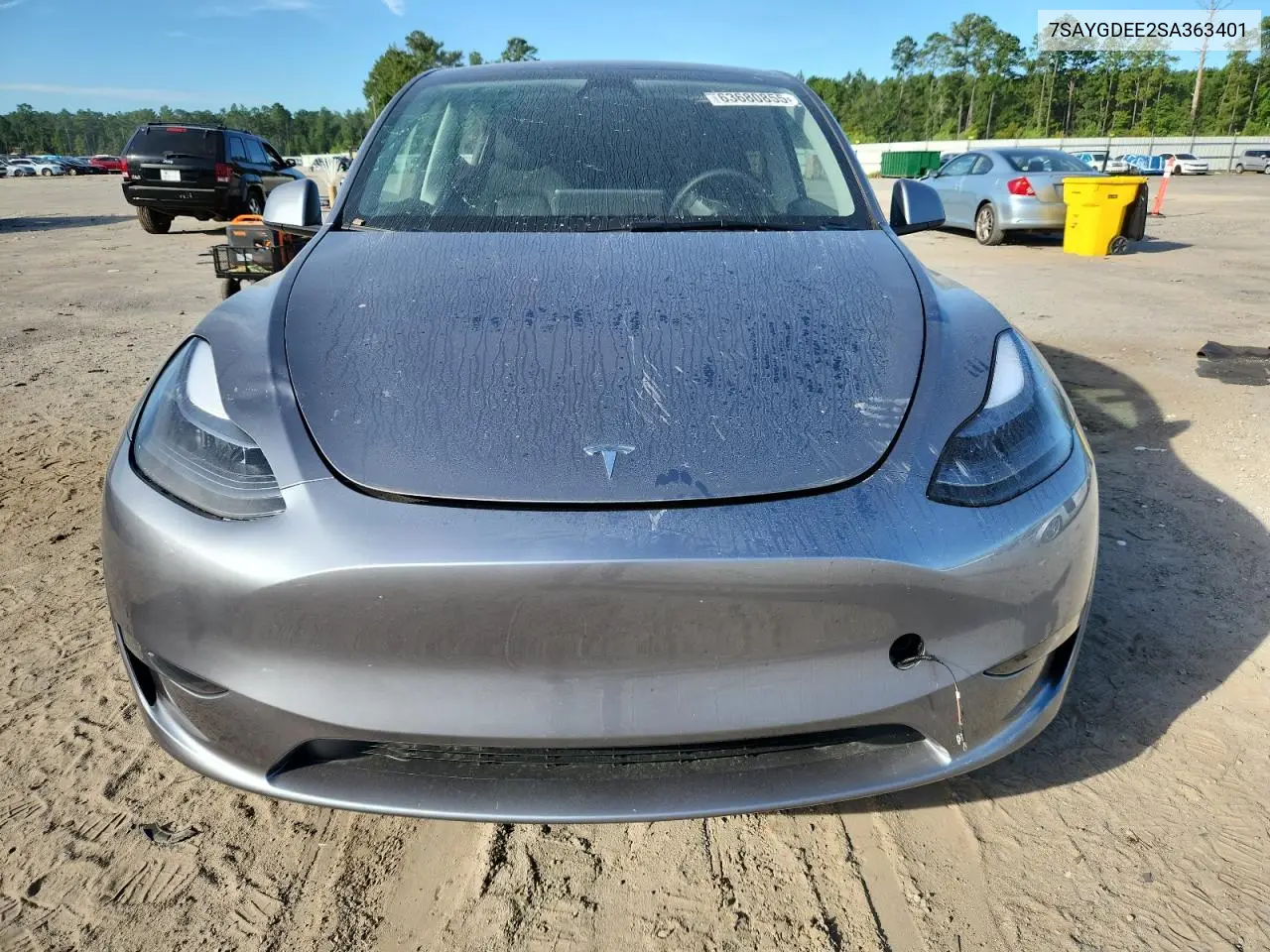 2025 Tesla Model Y VIN: 7SAYGDEE2SA363401 Lot: 63680855