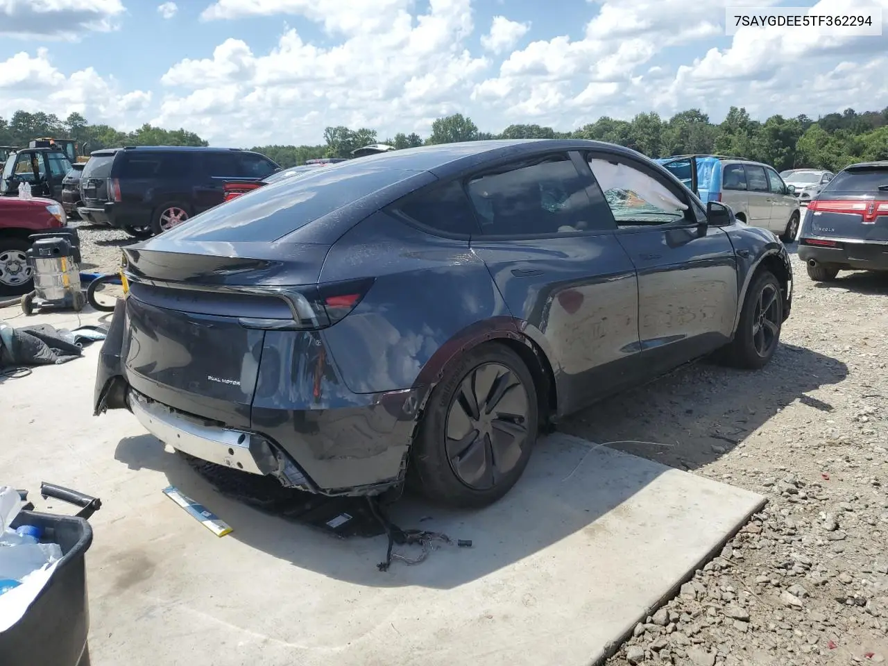2026 Tesla Model Y VIN: 7SAYGDEE5TF362294 Lot: 64779765