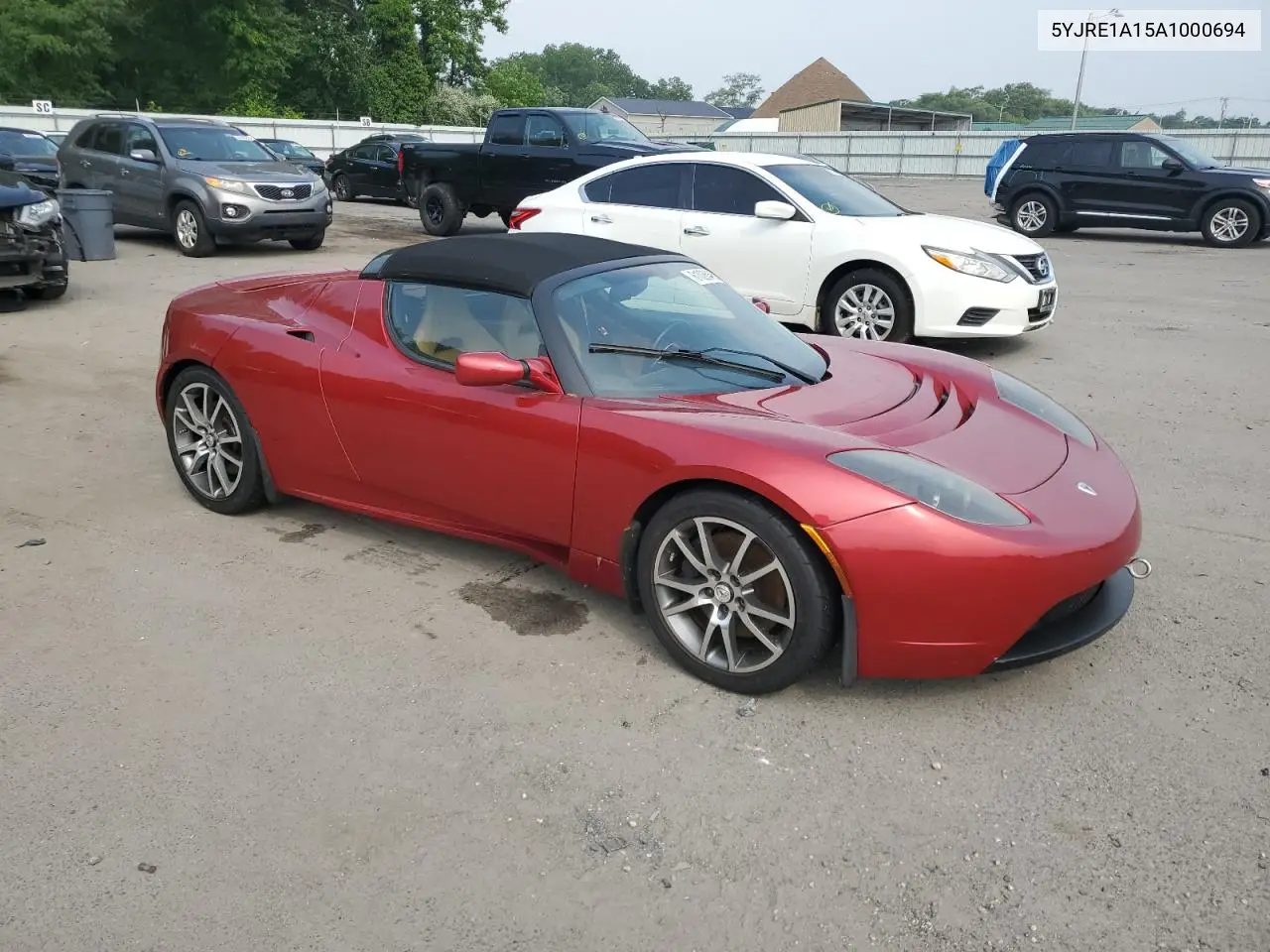2010 Tesla Roadster VIN: 5YJRE1A15A1000694 Lot: 61026495