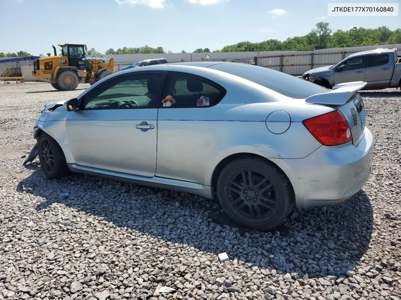 2007 Toyota Scion Tc VIN: JTKDE177X70160840 Lot: 57110135