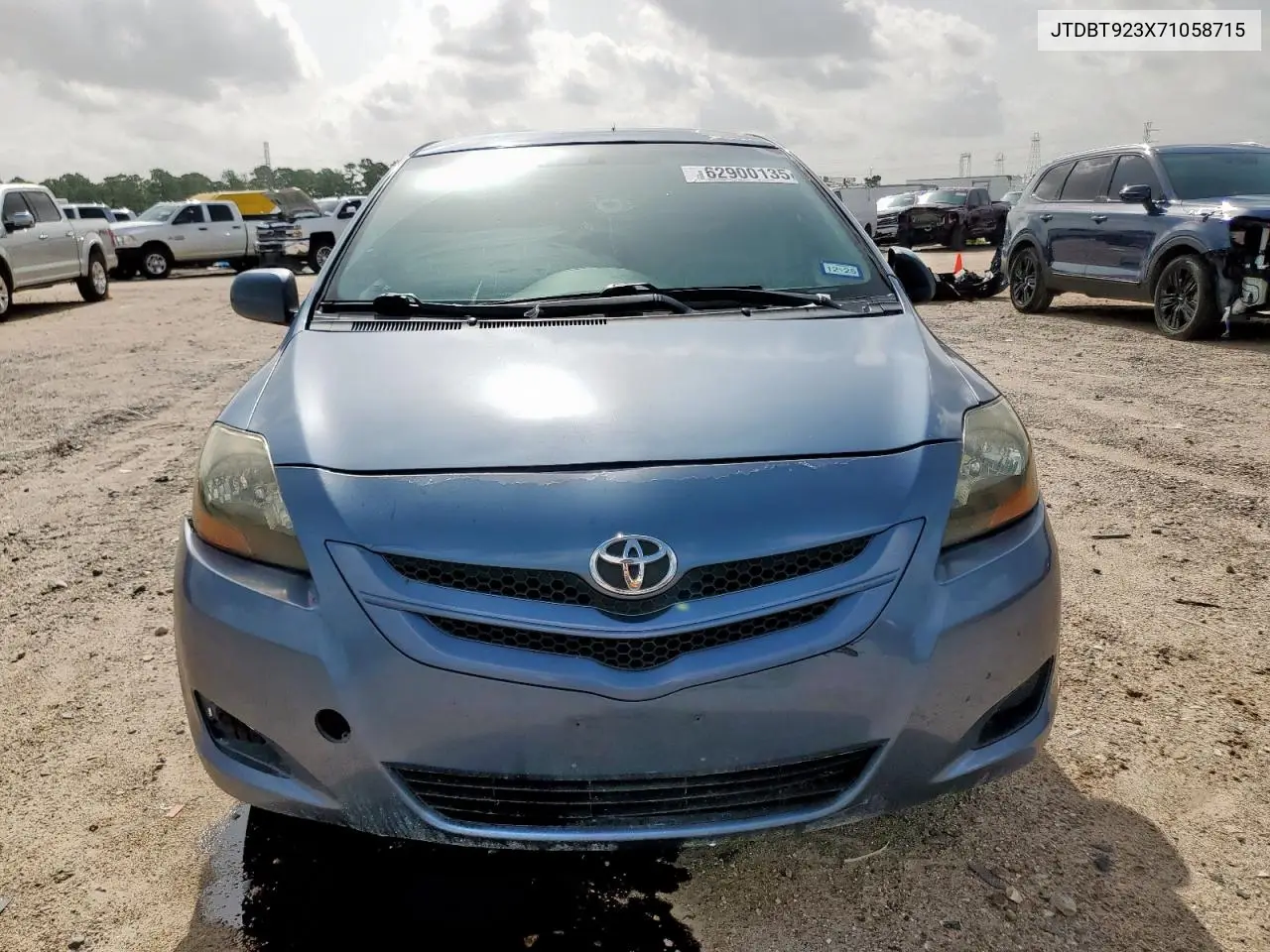 2007 Toyota Yaris VIN: JTDBT923X71058715 Lot: 62900135
