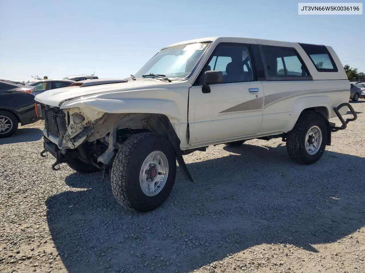 1989 Toyota 4Runner Vn66 Sr5 VIN: JT3VN66W5K0036196 Lot: 62679625