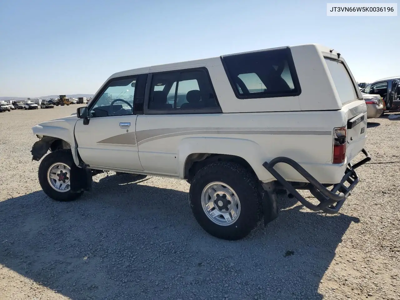 1989 Toyota 4Runner Vn66 Sr5 VIN: JT3VN66W5K0036196 Lot: 62679625
