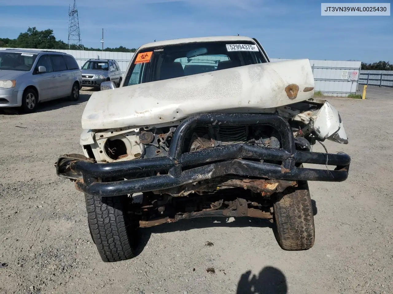 1990 Toyota 4Runner Vn39 Sr5 VIN: JT3VN39W4L0025430 Lot: 52994375