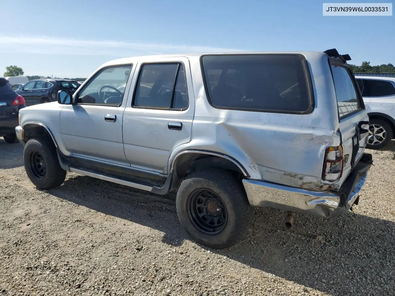 1990 Toyota 4Runner Vn39 Sr5 VIN: JT3VN39W6L0033531 Lot: 58007555