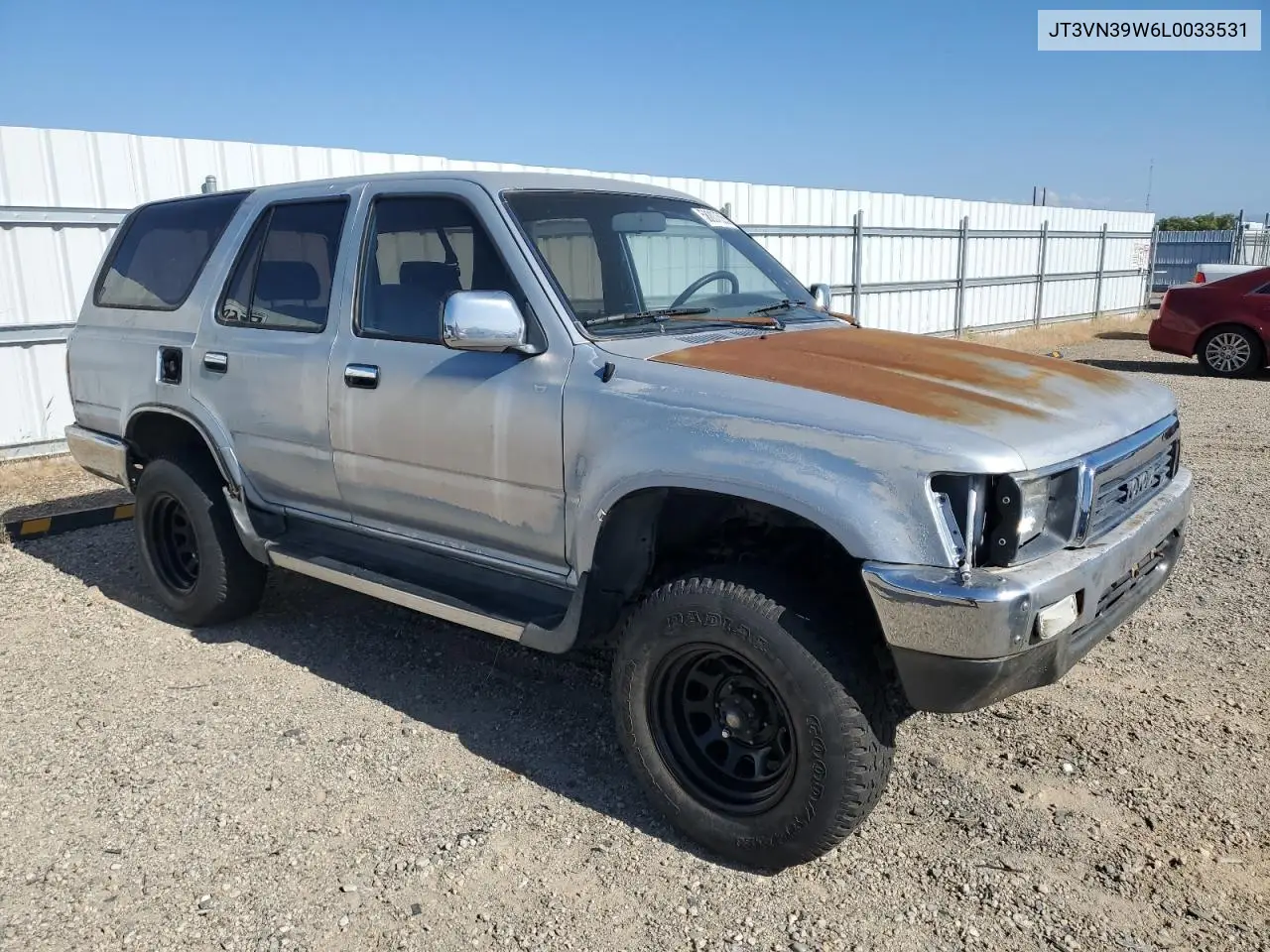 1990 Toyota 4Runner Vn39 Sr5 VIN: JT3VN39W6L0033531 Lot: 58007555