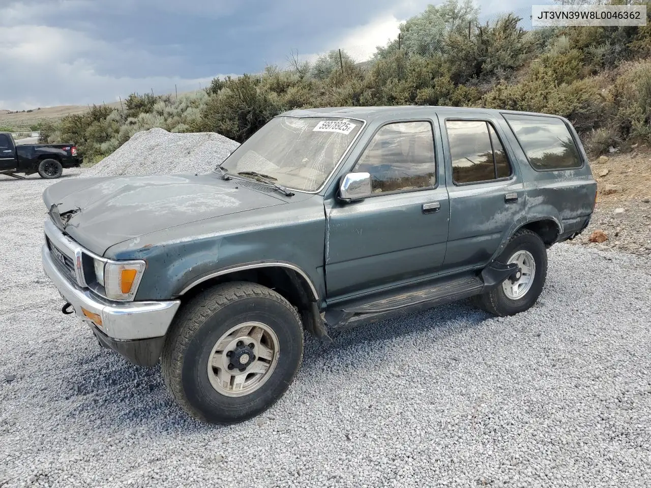 1990 Toyota 4Runner Vn39 Sr5 VIN: JT3VN39W8L0046362 Lot: 59978925