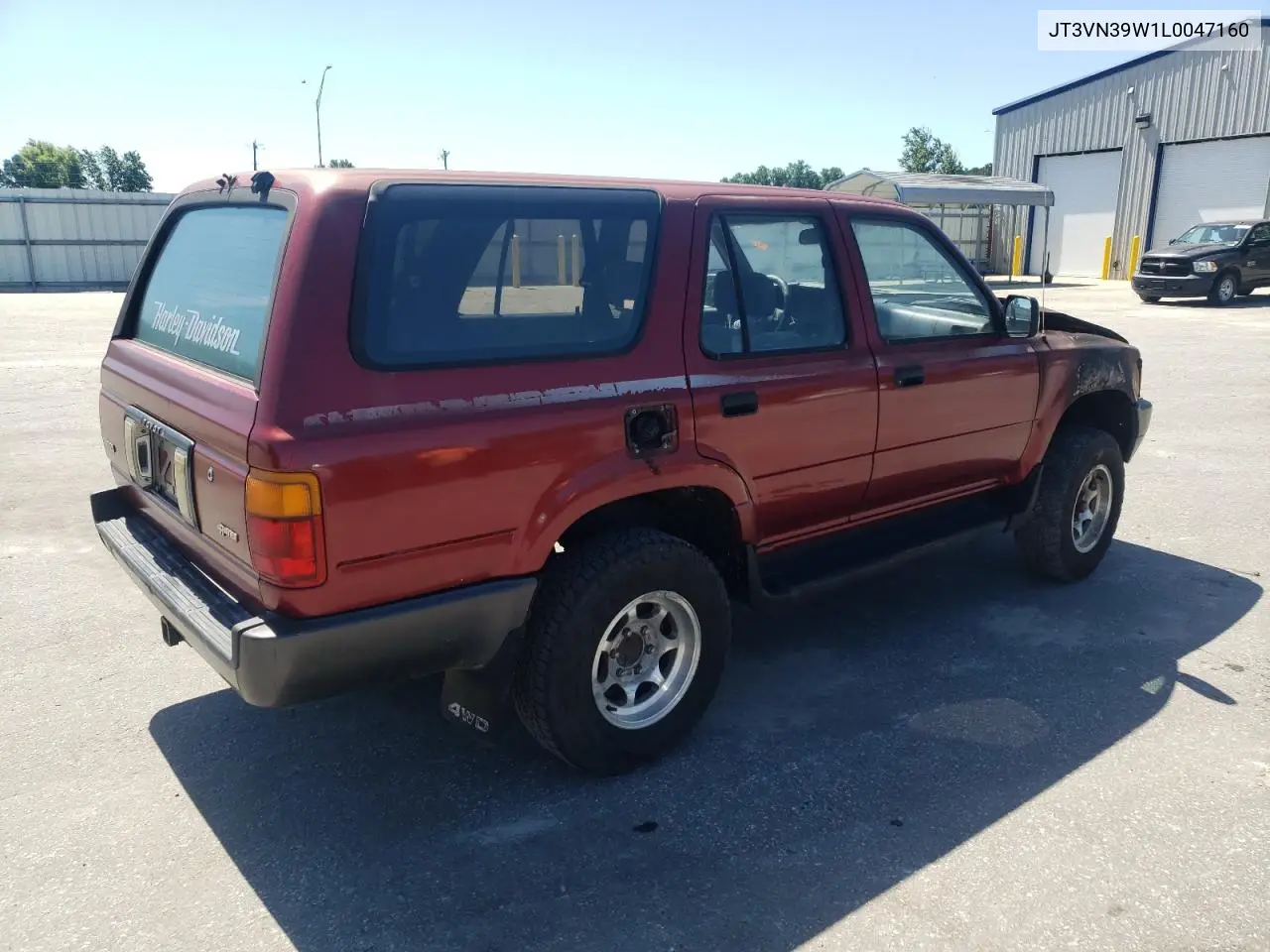 1990 Toyota 4Runner Vn39 Sr5 VIN: JT3VN39W1L0047160 Lot: 60107385