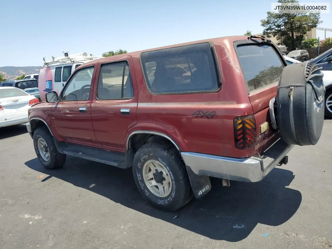 1990 Toyota 4Runner Vn39 Sr5 VIN: JT3VN39W1L0004082 Lot: 62357375