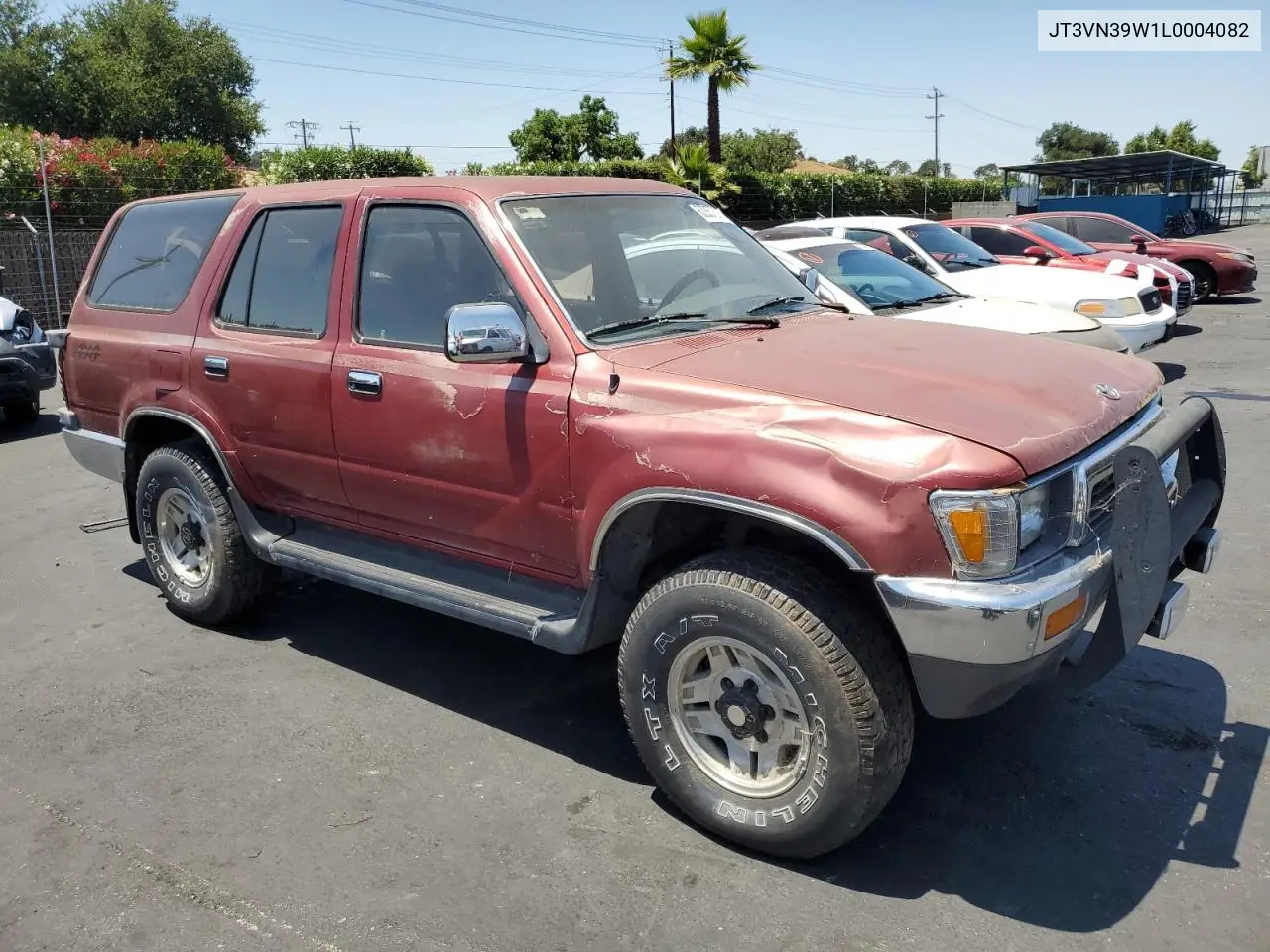 1990 Toyota 4Runner Vn39 Sr5 VIN: JT3VN39W1L0004082 Lot: 62357375
