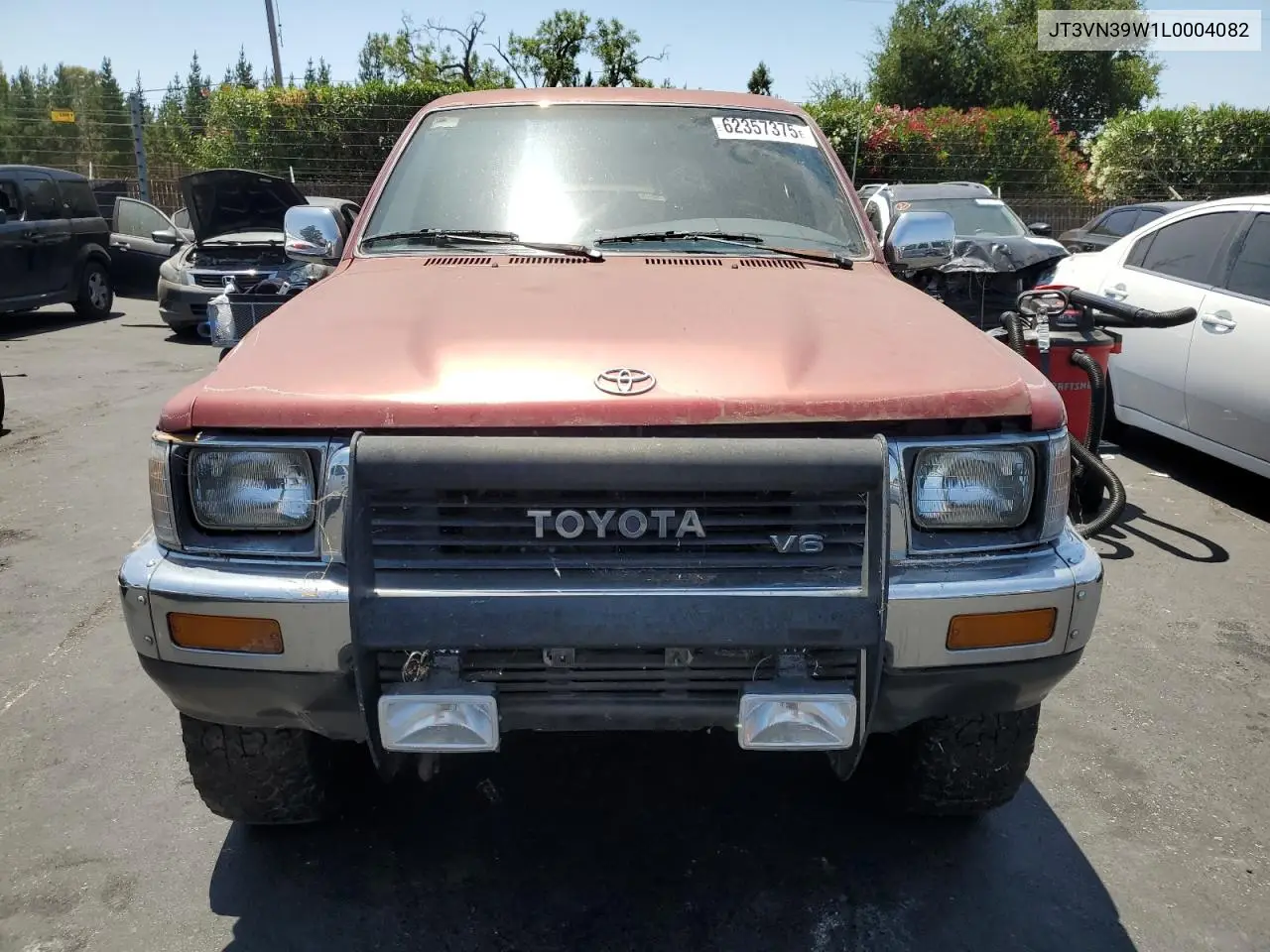 1990 Toyota 4Runner Vn39 Sr5 VIN: JT3VN39W1L0004082 Lot: 62357375
