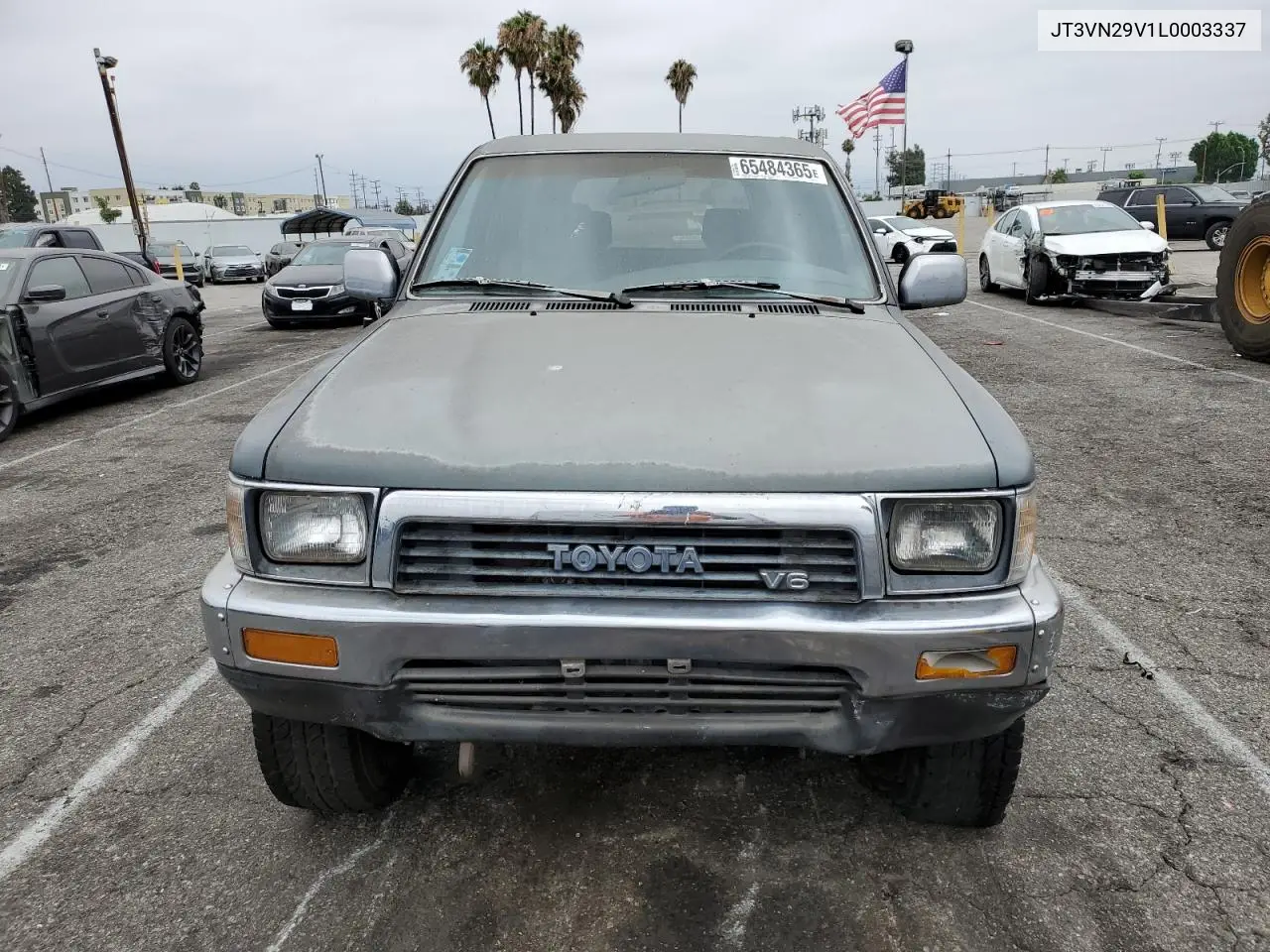 1990 Toyota 4Runner Vn29 Sr5 VIN: JT3VN29V1L0003337 Lot: 65484365