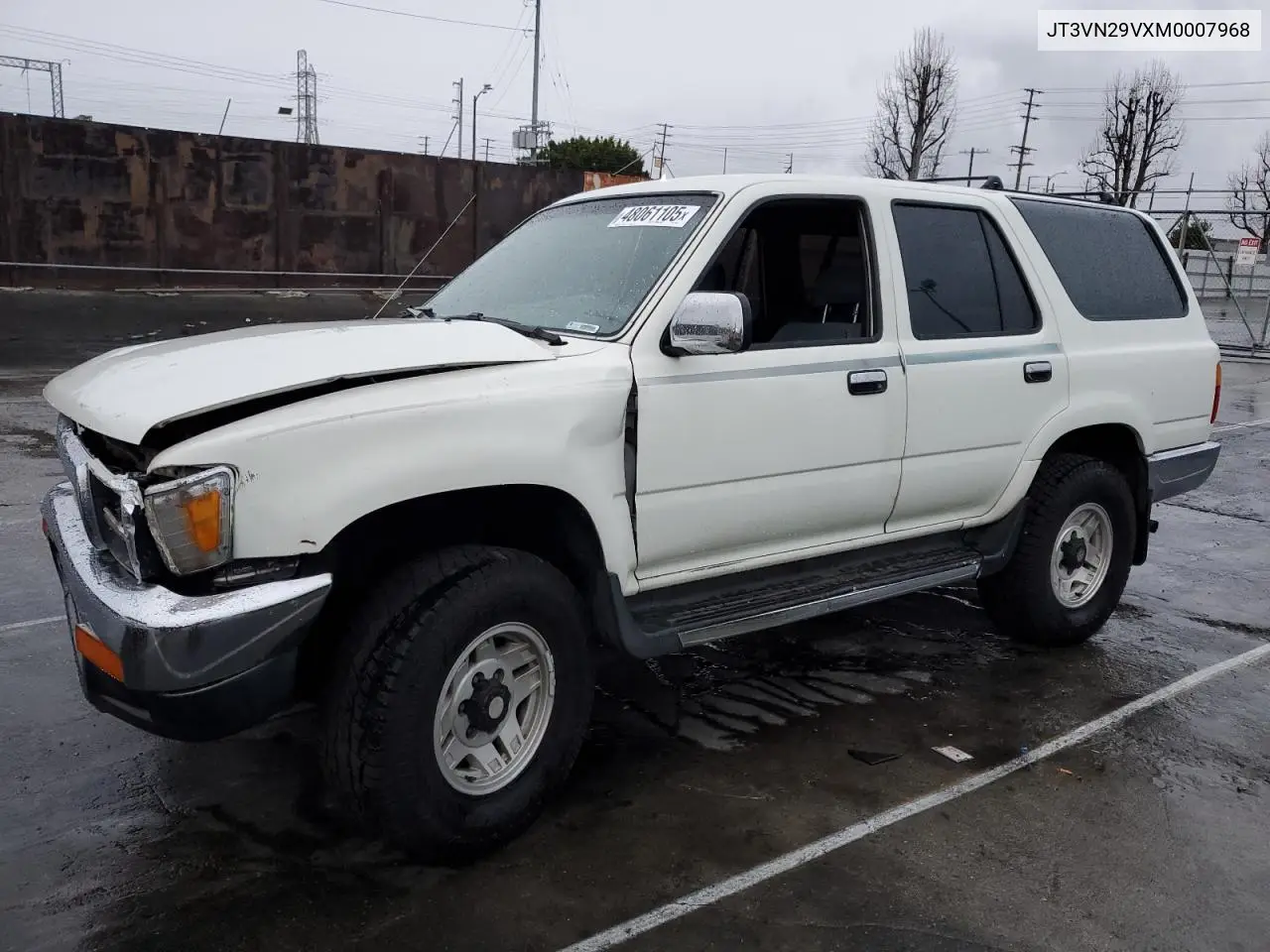 1991 Toyota 4Runner Vn29 Sr5 VIN: JT3VN29VXM0007968 Lot: 48061105