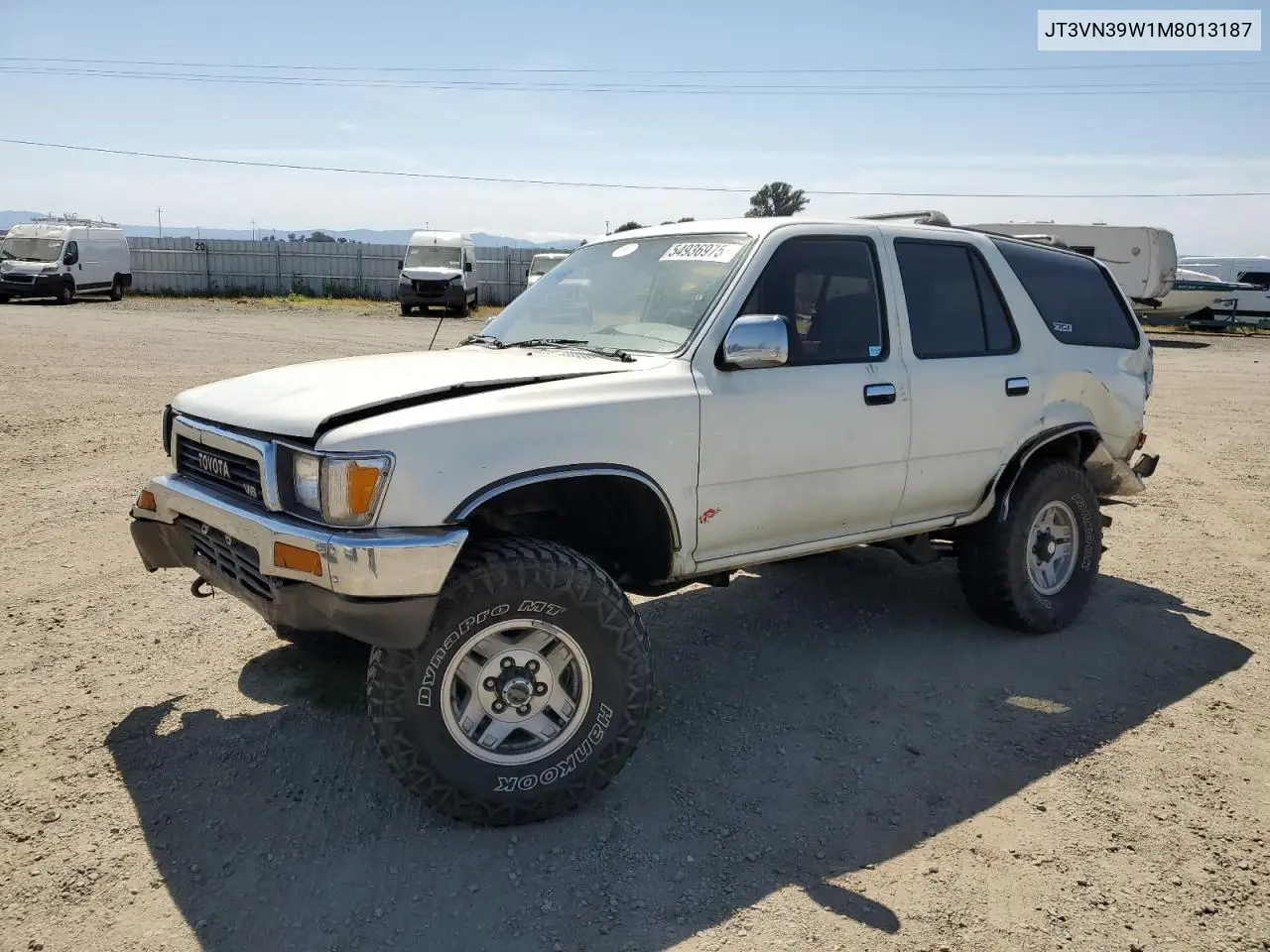 1991 Toyota 4Runner Vn39 Sr5 VIN: JT3VN39W1M8013187 Lot: 54936975