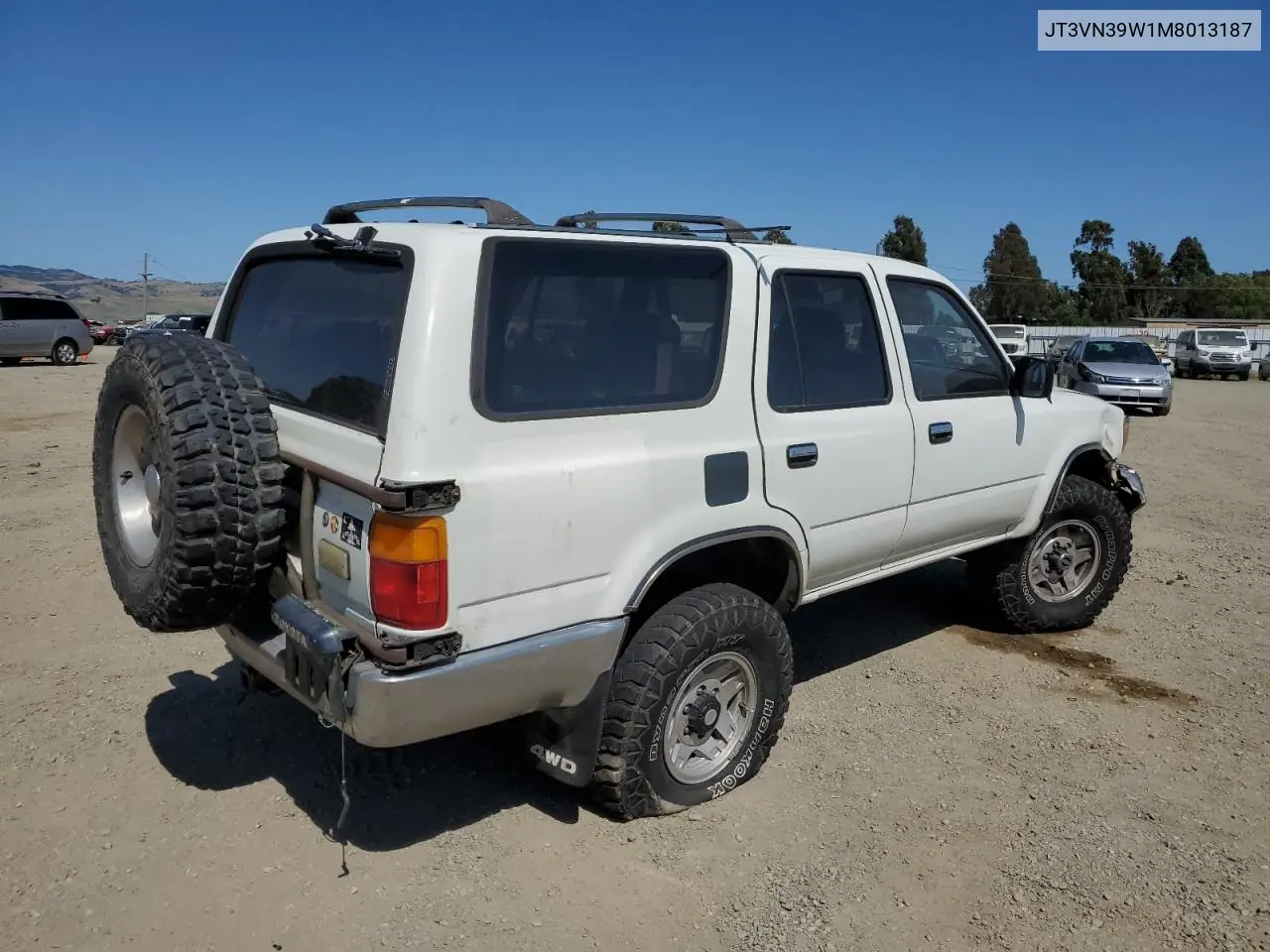 1991 Toyota 4Runner Vn39 Sr5 VIN: JT3VN39W1M8013187 Lot: 54936975