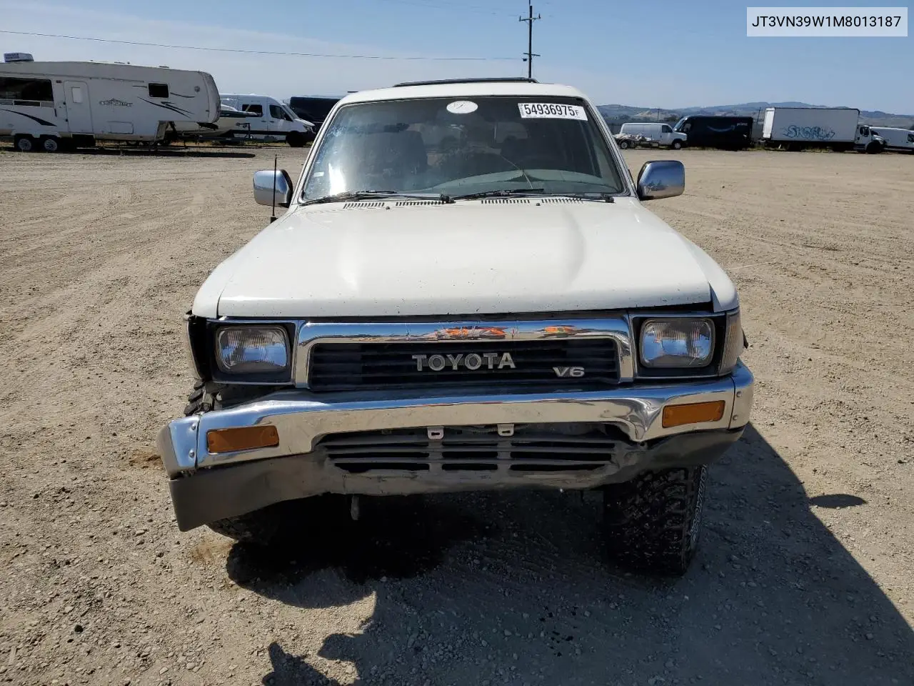 1991 Toyota 4Runner Vn39 Sr5 VIN: JT3VN39W1M8013187 Lot: 54936975