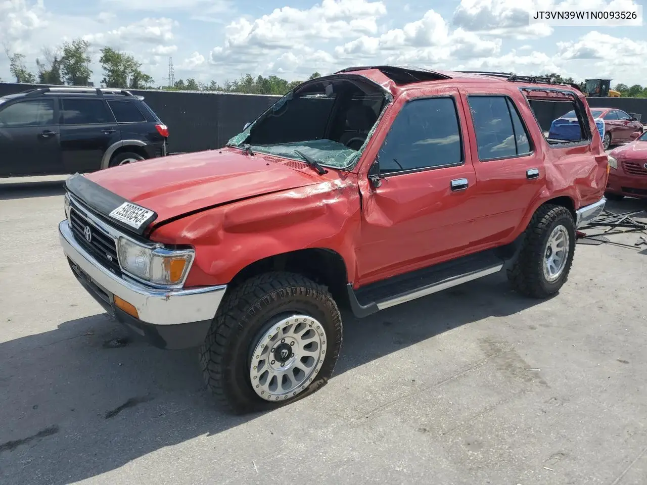 1992 Toyota 4Runner Vn39 Sr5 VIN: JT3VN39W1N0093526 Lot: 59936545