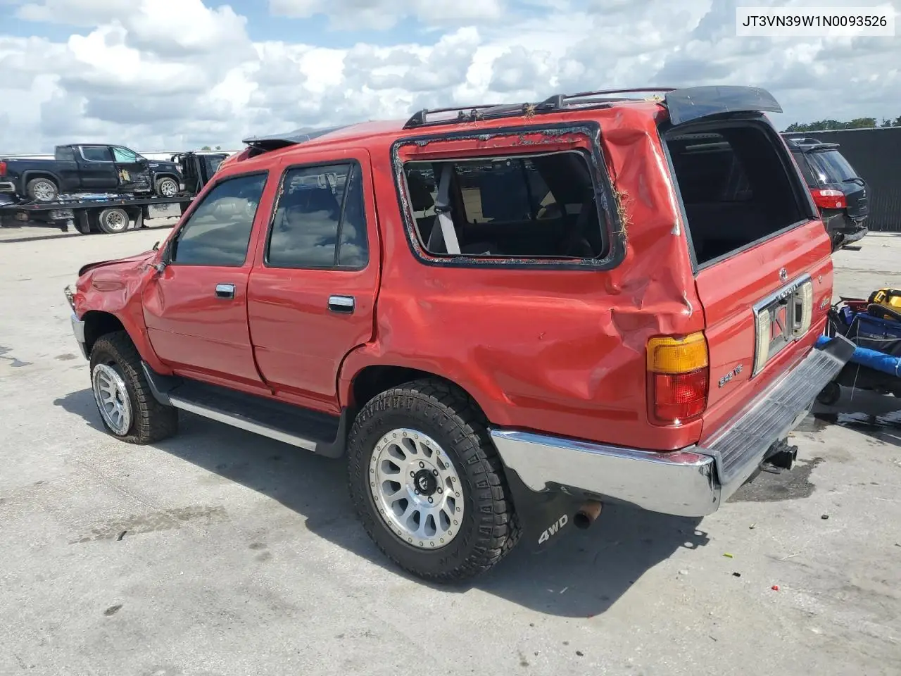 1992 Toyota 4Runner Vn39 Sr5 VIN: JT3VN39W1N0093526 Lot: 59936545