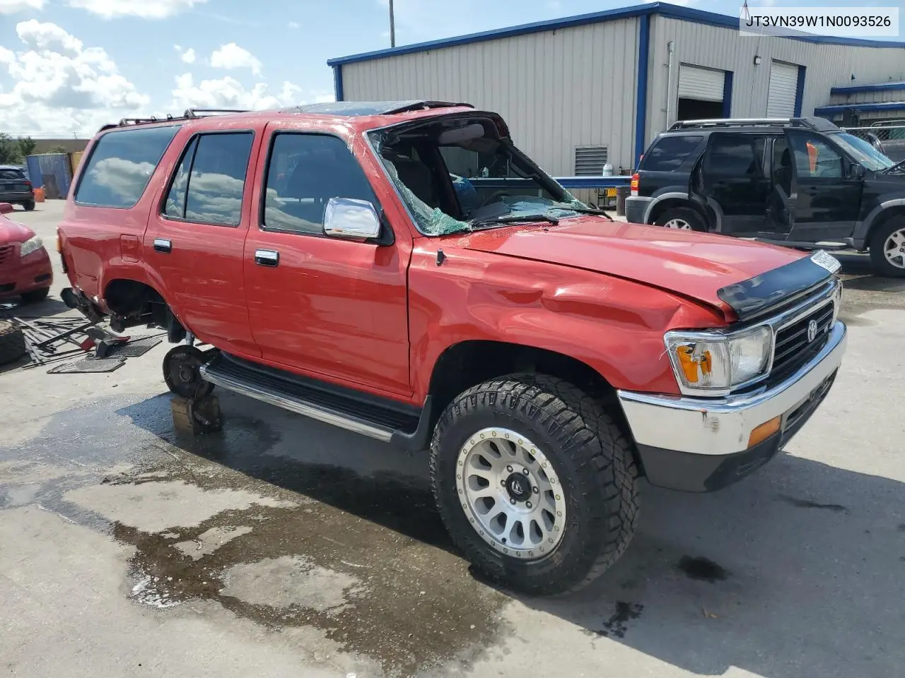 1992 Toyota 4Runner Vn39 Sr5 VIN: JT3VN39W1N0093526 Lot: 59936545