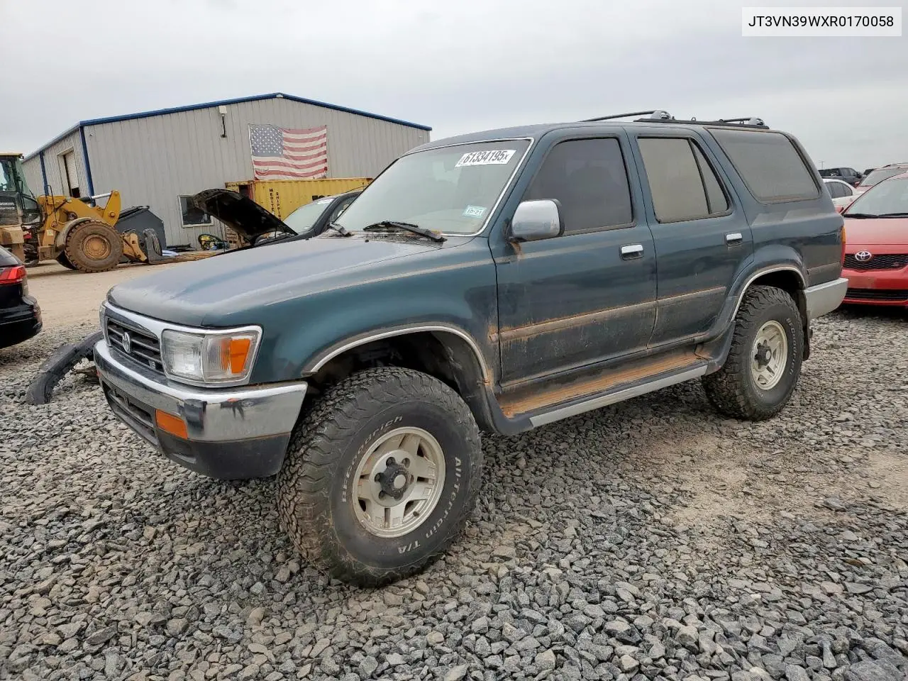 1994 Toyota 4Runner Vn39 Sr5 VIN: JT3VN39WXR0170058 Lot: 61334195
