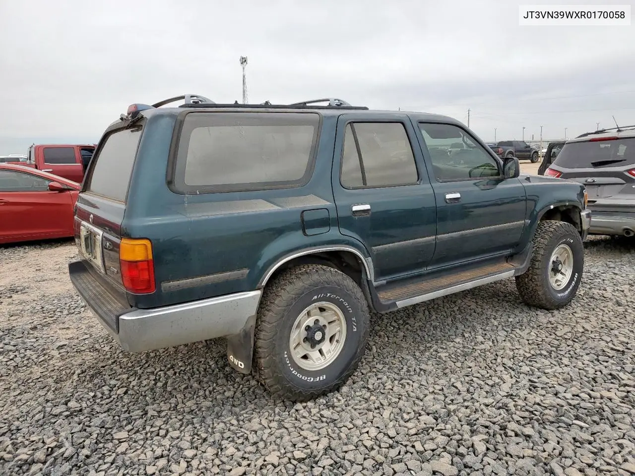 1994 Toyota 4Runner Vn39 Sr5 VIN: JT3VN39WXR0170058 Lot: 61334195