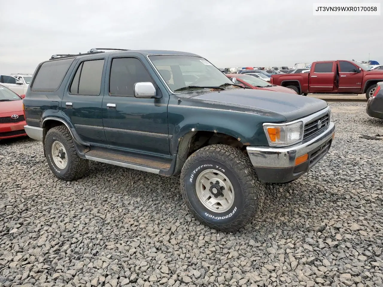 1994 Toyota 4Runner Vn39 Sr5 VIN: JT3VN39WXR0170058 Lot: 61334195