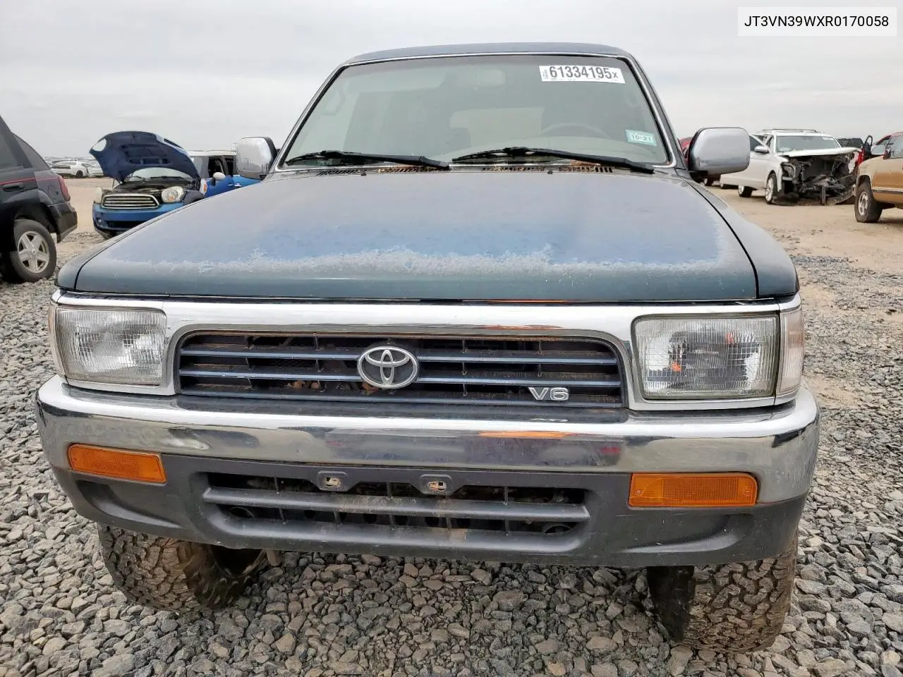 1994 Toyota 4Runner Vn39 Sr5 VIN: JT3VN39WXR0170058 Lot: 61334195