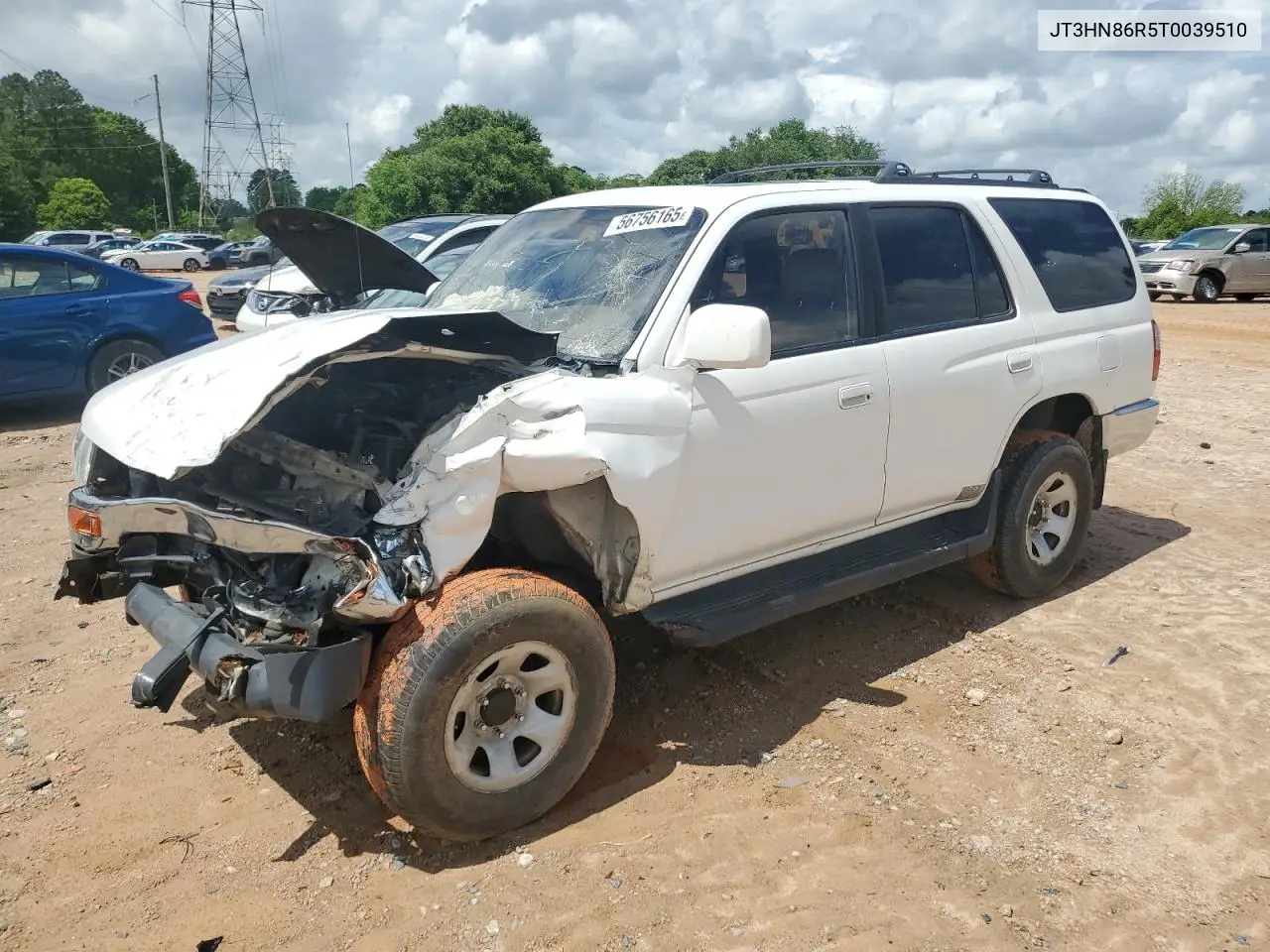 1996 Toyota 4Runner Sr5 VIN: JT3HN86R5T0039510 Lot: 56756165