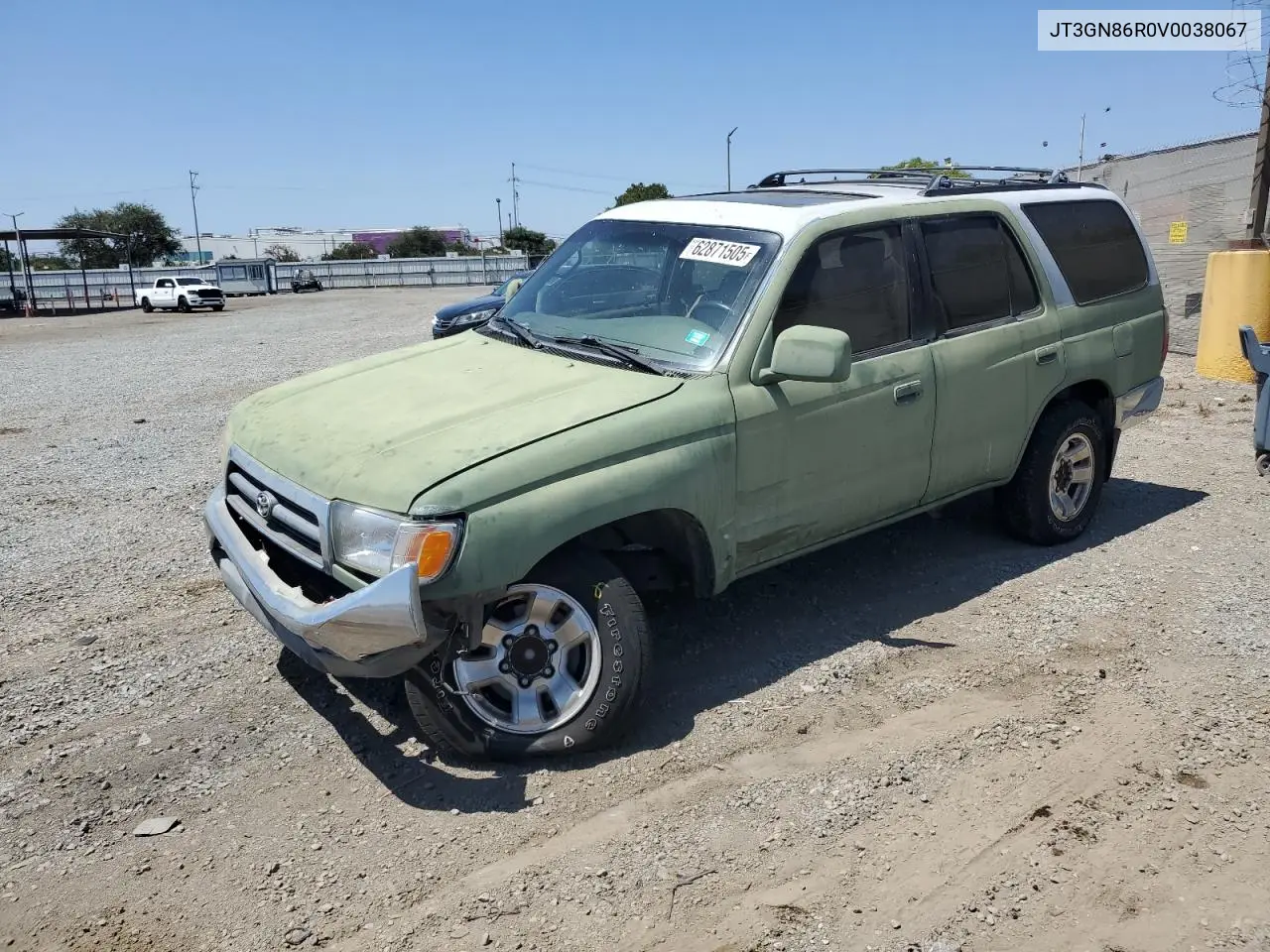 1997 Toyota 4Runner Sr5 VIN: JT3GN86R0V0038067 Lot: 62871505