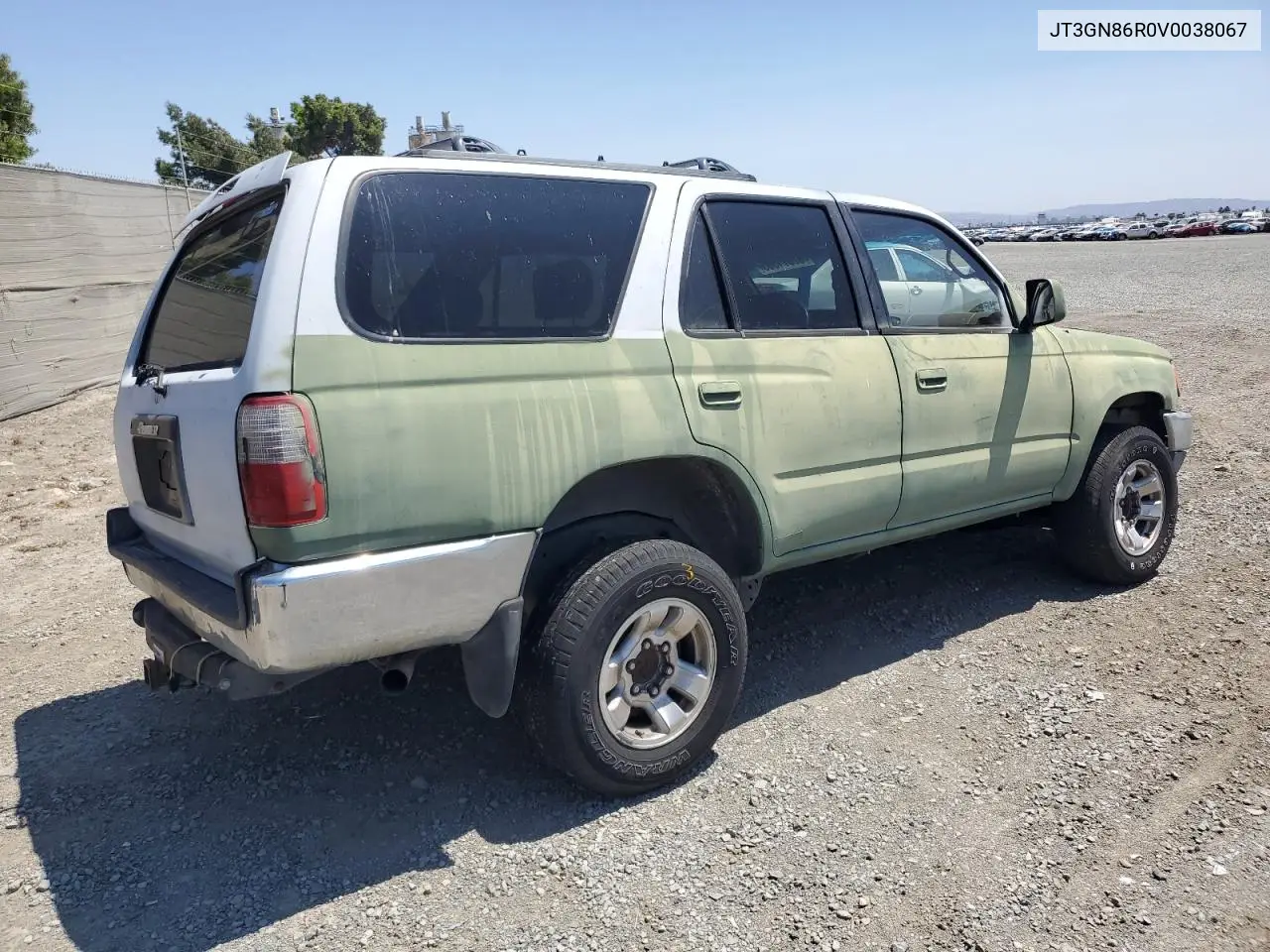 1997 Toyota 4Runner Sr5 VIN: JT3GN86R0V0038067 Lot: 62871505