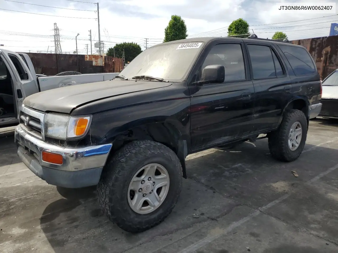 1998 Toyota 4Runner Sr5 VIN: JT3GN86R6W0062407 Lot: 56494825