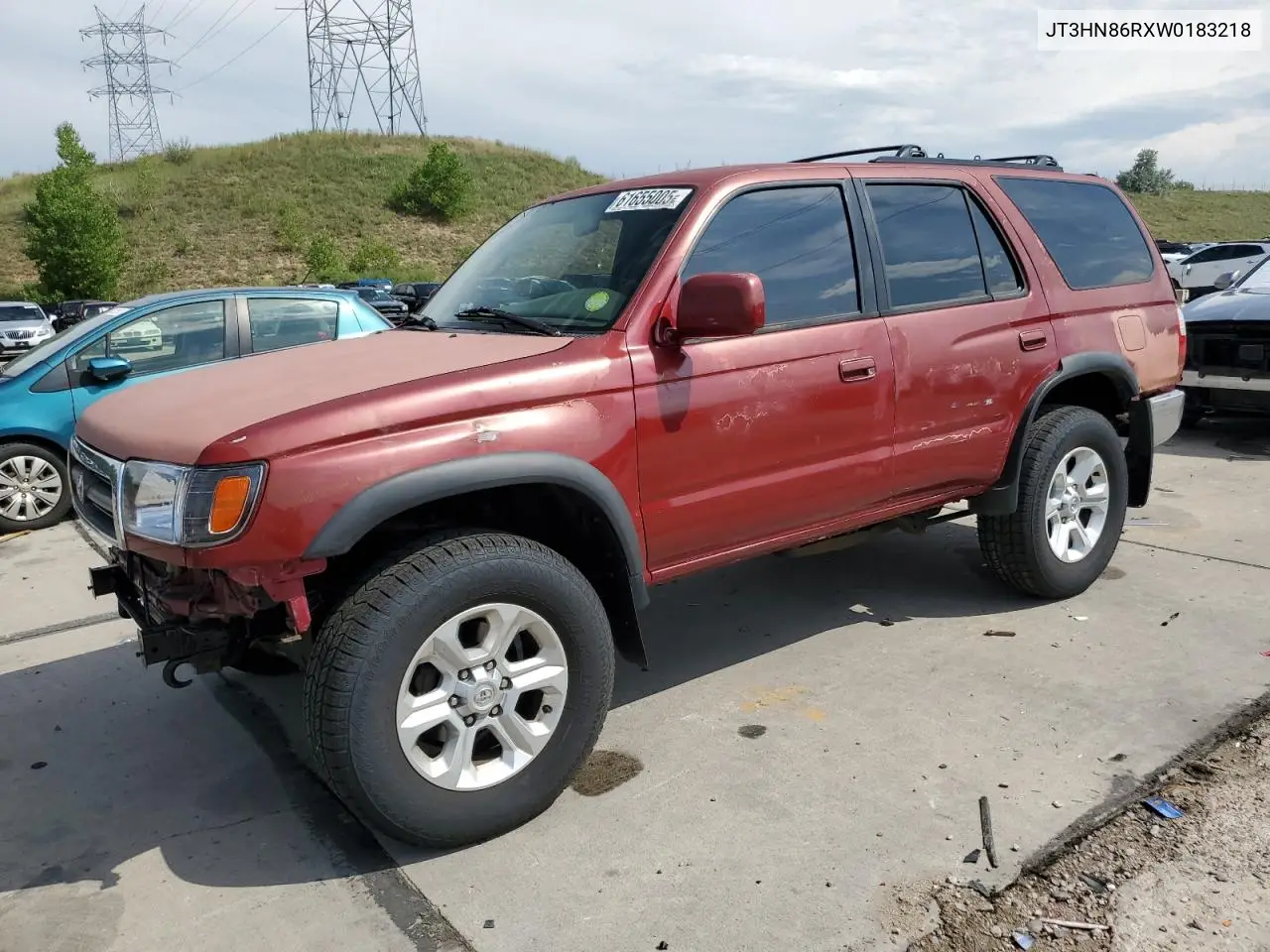 1998 Toyota 4Runner Sr5 VIN: JT3HN86RXW0183218 Lot: 61655005