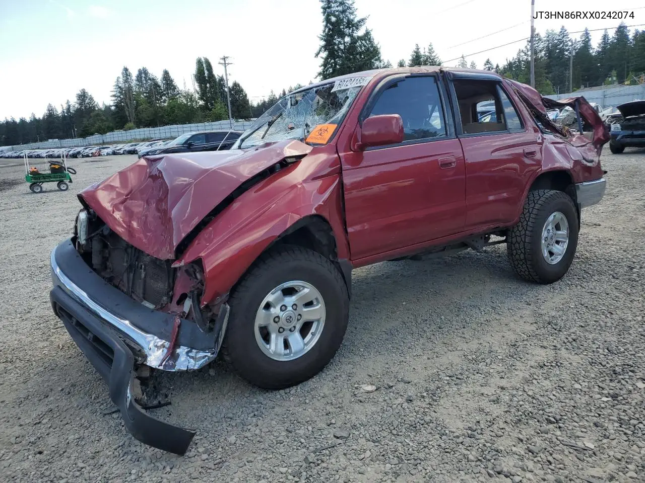 1999 Toyota 4Runner Sr5 VIN: JT3HN86RXX0242074 Lot: 60124185