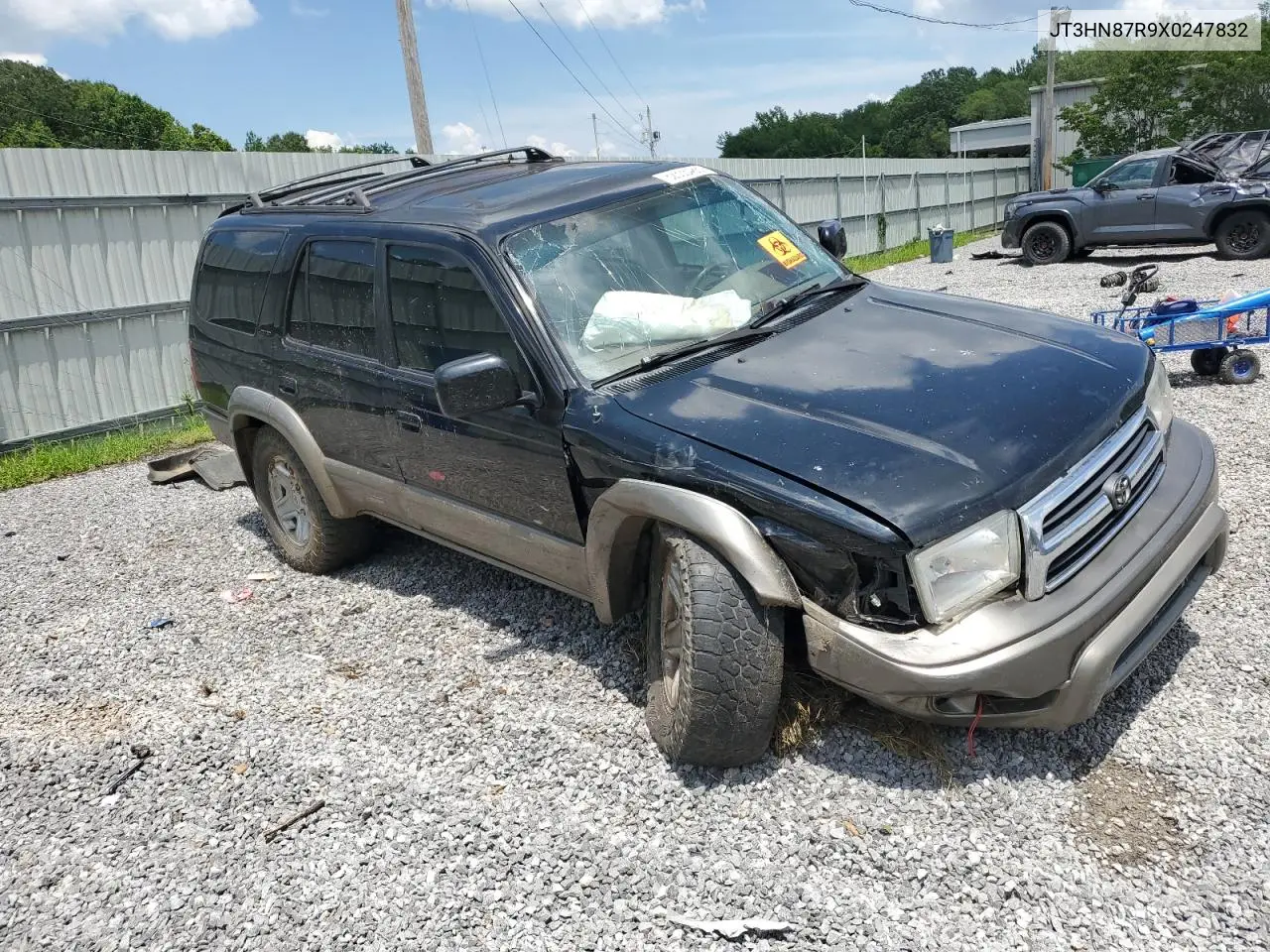 1999 Toyota 4Runner Limited VIN: JT3HN87R9X0247832 Lot: 62335485