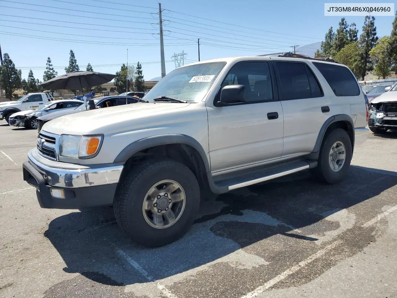 1999 Toyota 4Runner VIN: JT3GM84R6X0046960 Lot: 62813805