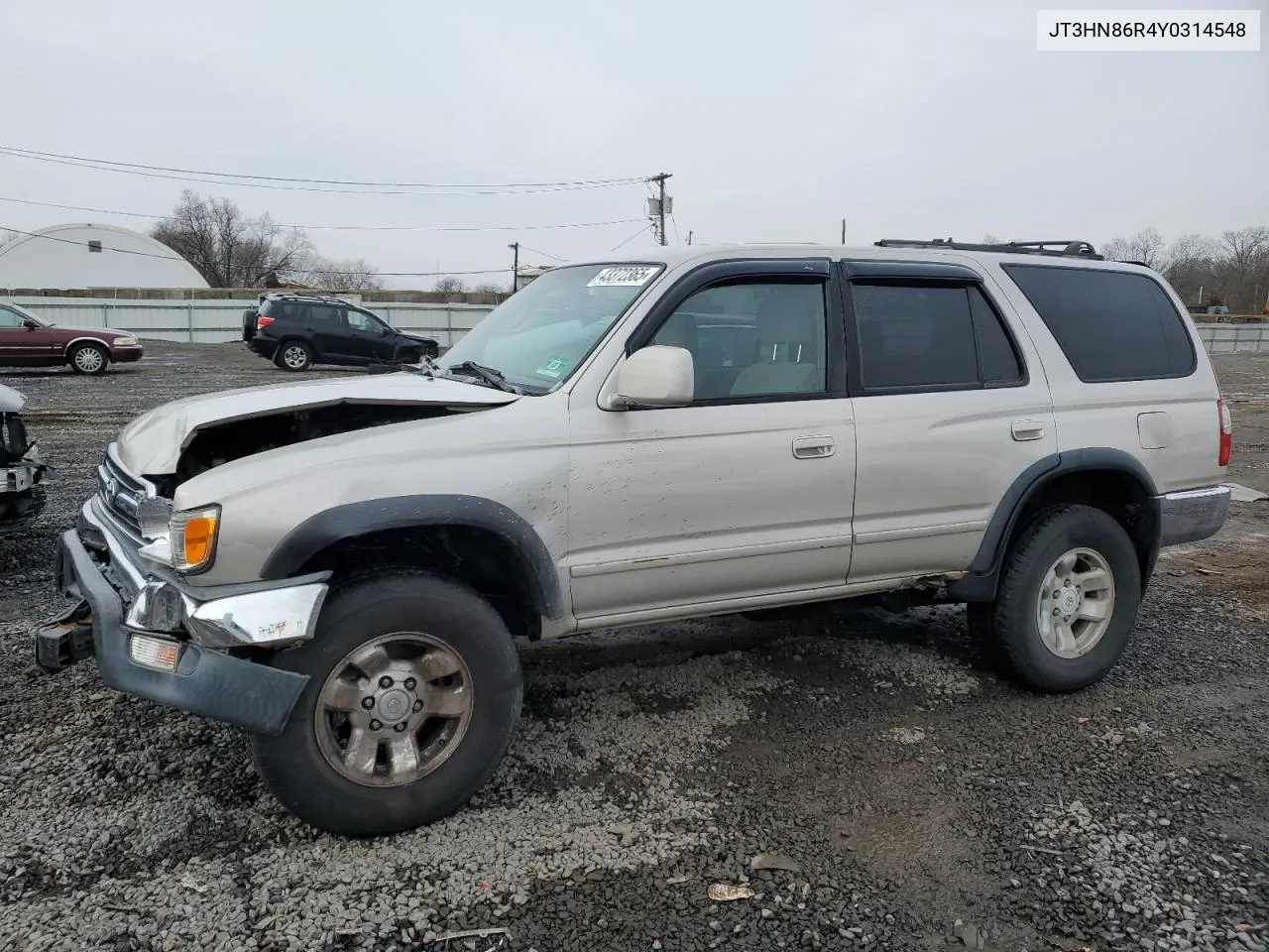 2000 Toyota 4Runner Sr5 VIN: JT3HN86R4Y0314548 Lot: 43372365