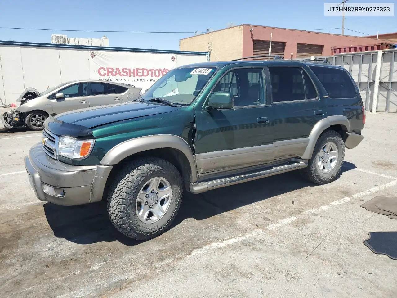 2000 Toyota 4Runner Limited VIN: JT3HN87R9Y0278323 Lot: 54940955