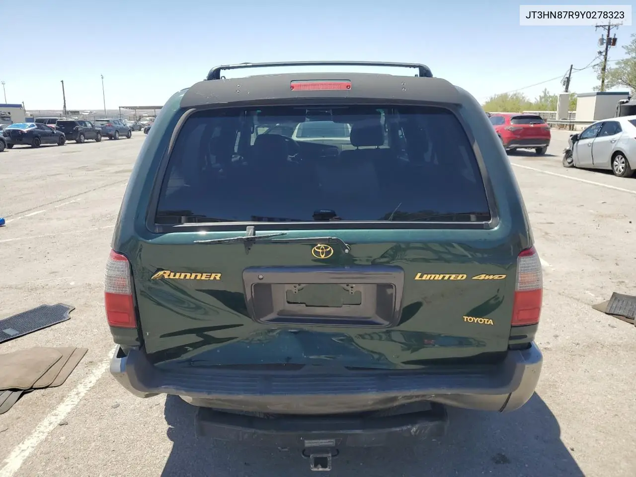 2000 Toyota 4Runner Limited VIN: JT3HN87R9Y0278323 Lot: 54940955