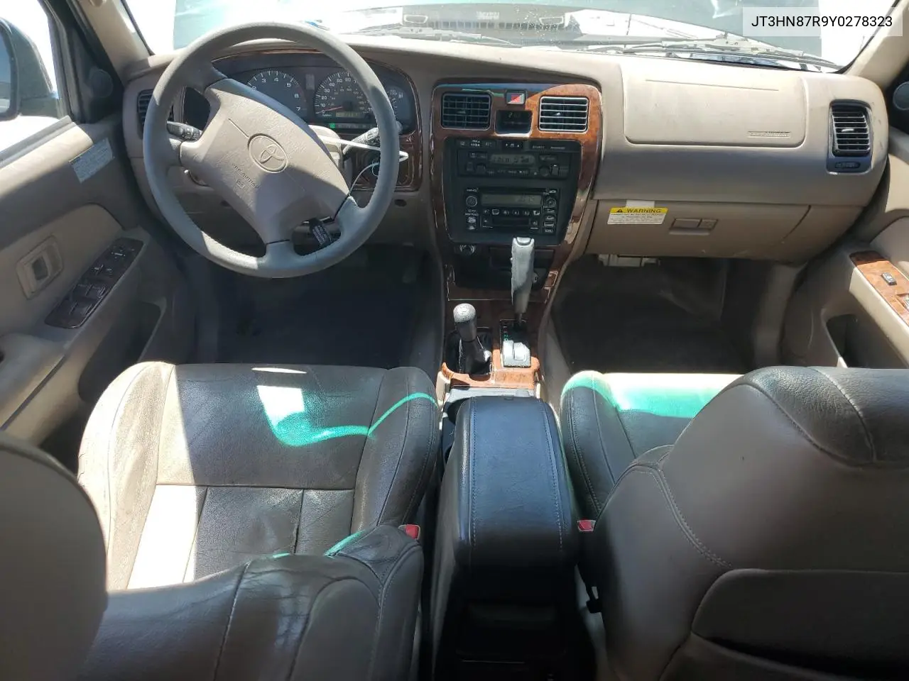 2000 Toyota 4Runner Limited VIN: JT3HN87R9Y0278323 Lot: 54940955